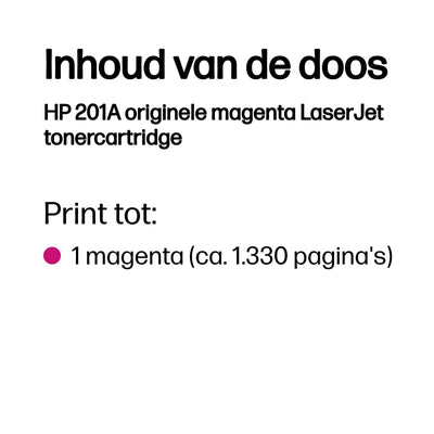 HP - Cartuccia toner cf403a 201a rosso
