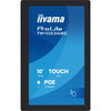 IIYAMA -   TW1023ASC-B3P beeldkrant Digitale signage flatscreen 25,6 cm (10.1) Wifi 450 cd/m² HD Zwart Touchscreen Type processor Android 24/7