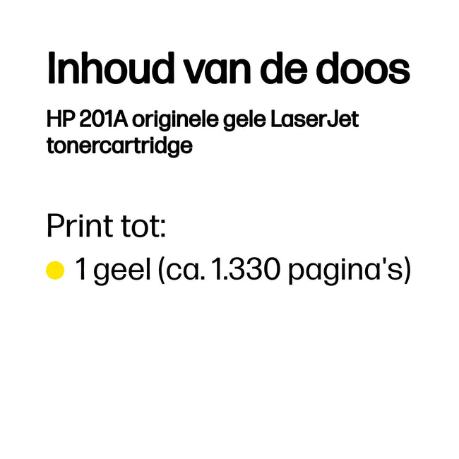 HP -  201A originele gele LaserJet tonercartridge