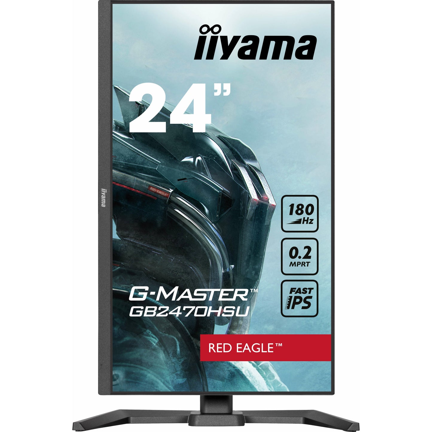 IIYAMA -   G-TER GB2470HSU-B6 computer monitor 60,5 cm (23.8) 1920 x 1080 Pixels Full HD LCD Zwart