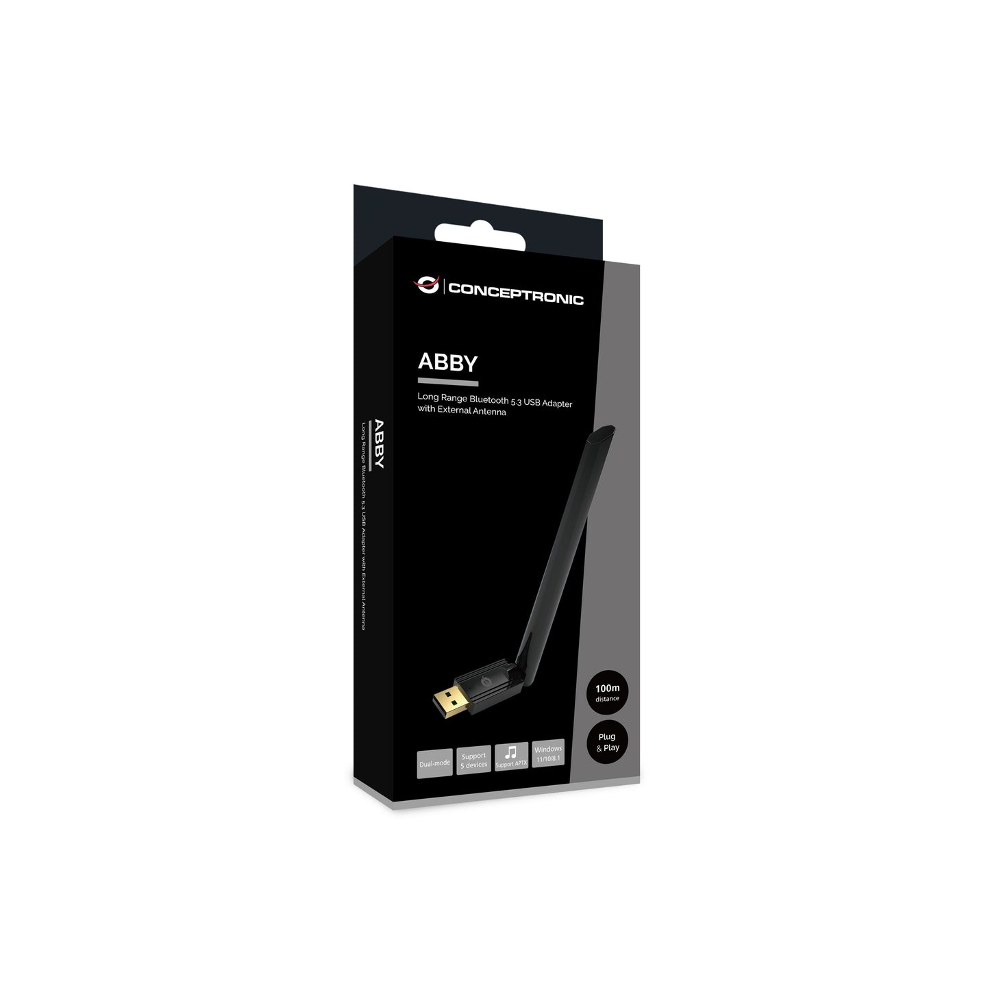 CONCEPTRONIC -   ABBY17B netwerkkaart Intern Bluetooth 3 Mbit/s