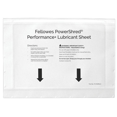 Fellowes -  4025601 papierversnipperaaraccessoire Smeermiddelbladen 10 stuk(s)
