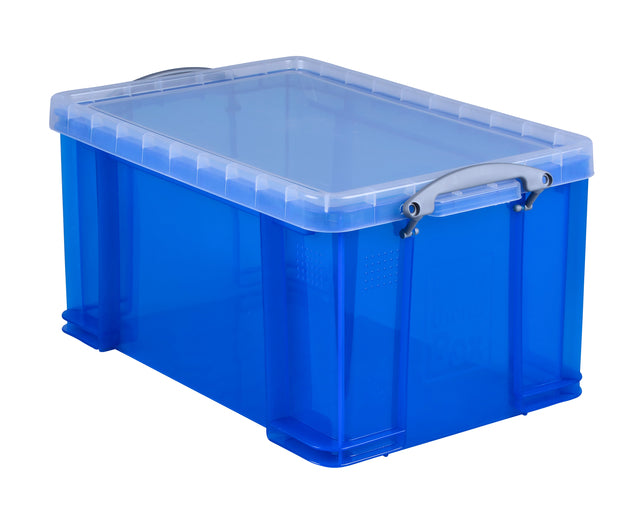 Really Useful - Opbergbox ru 48ltr 600x400x315mm transp blauw