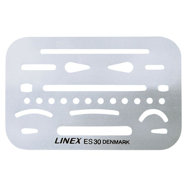 LINEX - Template Radeer LINEX ES30 | 1 pièce | 25 pièces