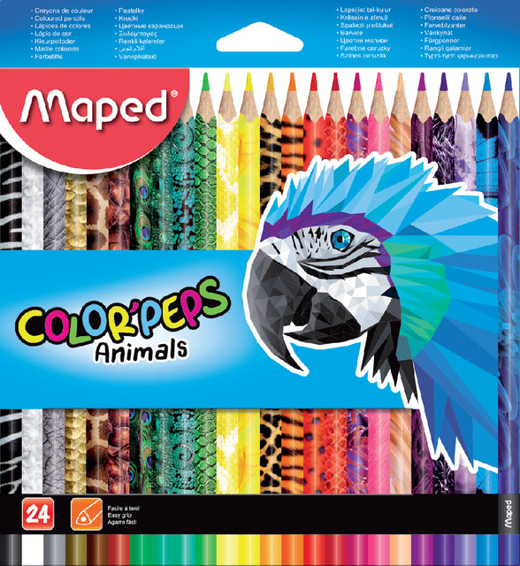 Maped - Kleurpotlood maped color'peps animals set 24st