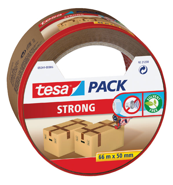 TESA - Emballage 50 mmx66m Blister brun pp | 6 pièces