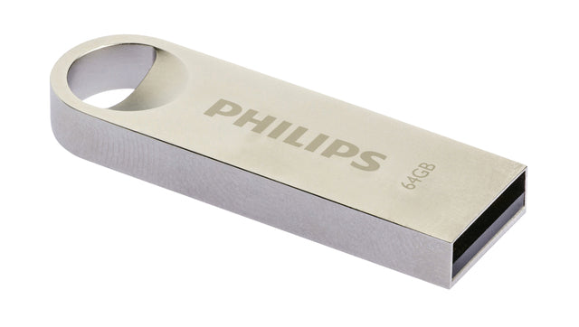 Philips - USB Stick 2.0 Mond Vintage Silber 64GB | 10 Stücke