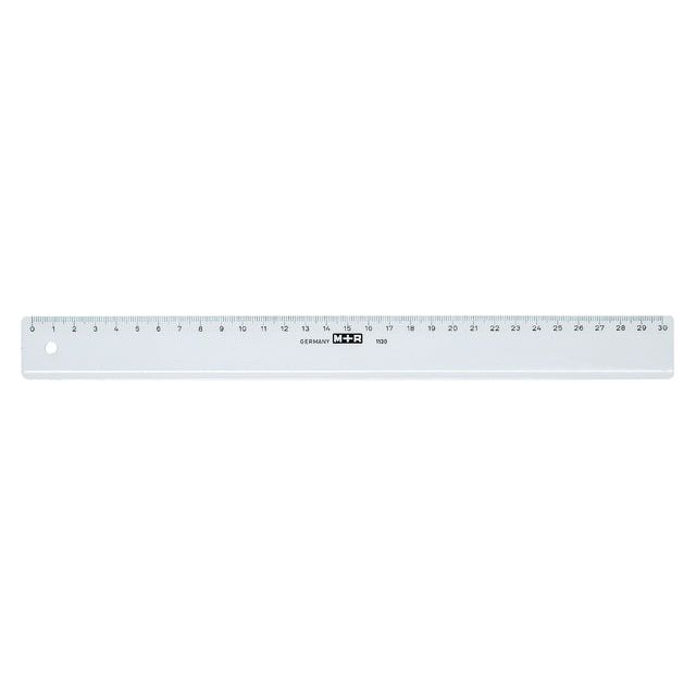 M&R - Liniaal m+r 1130/000 plastic 30cm transparant