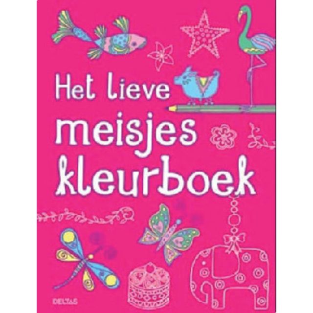 Deltas - Colorbook Deltas Het Lieve Girl Colorboeek | 1 Stück | 3 Stück