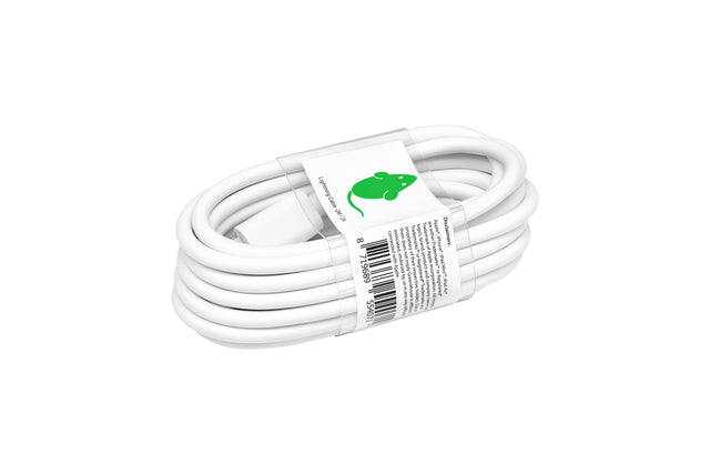 Greenmouse-Greenmouse Lightning-Kabel, USB-A bis 8-polige, 2 m, weiß