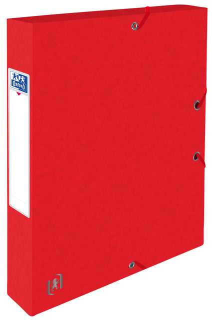 Oxford - Elastobox oxford top file+ a4 40mm rood | 9 stuks