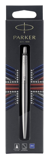 Parker - Ballpen Jotter en acier inoxydable CT Medium | 6 pièces