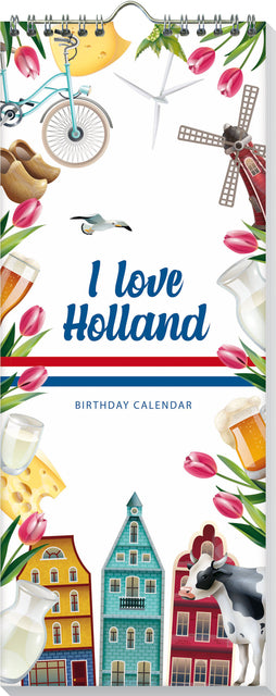 Interstat - Calendrier d'anniversaire j'aime la Hollande