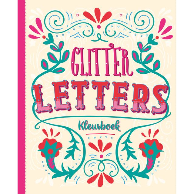 Interstat - Kleurboek  glitter letters