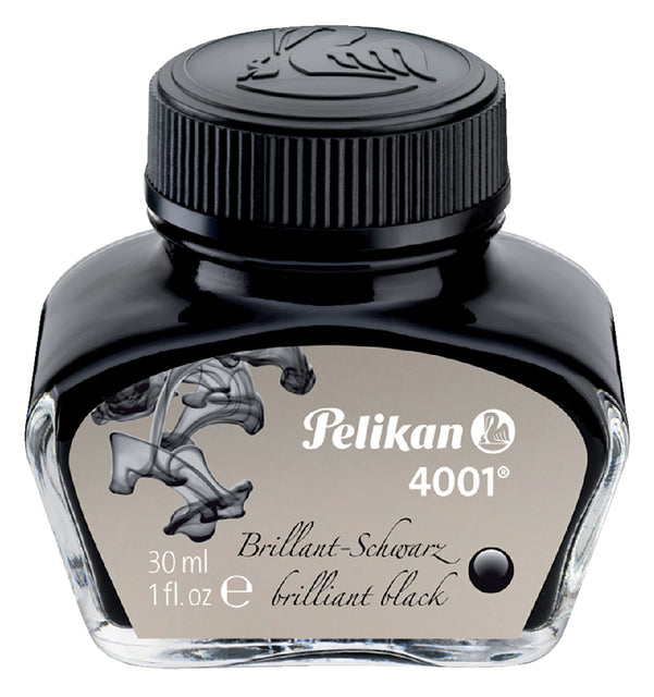 Pelikan - Vulpeninkt pelikan 30ml 4001 briljantzwart | 12 stuks