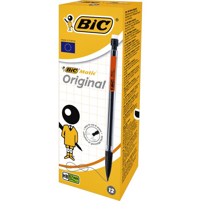 BIC - Imprimer crayon Matic Classic 0,7 mm | 12 pièces