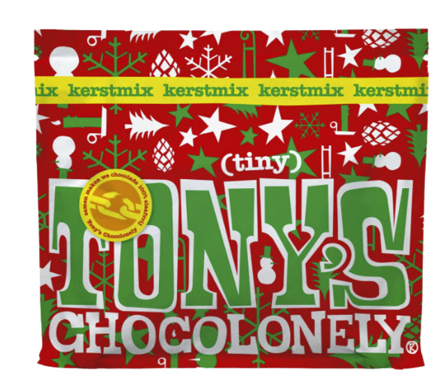 Tony's Chocolonely - Chocolate Christmas Tiny Assorti | Sacs sur 20 morceaux | 21 pièces