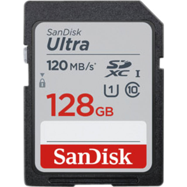 Speicherkarte Sandisk SDXC Ultra 128 GB (Klasse 10/UHS-I/120MB/s)