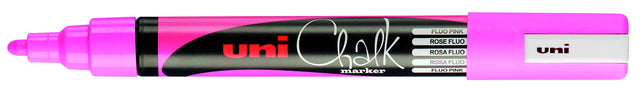 Uni-ball - Krijtstift rond 1.8-2.5mm fluor roze | 6 stuks