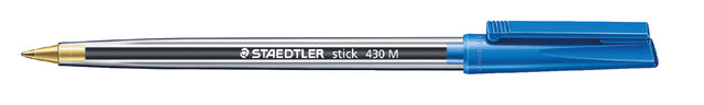 Staedtler - Balpen stick 430 m blauw