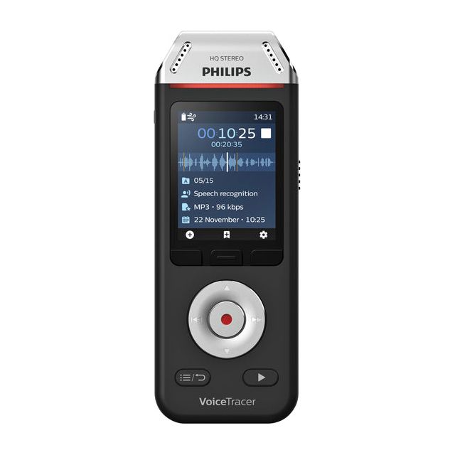 Digital Voice Recorder Philips DVT 2810 zur Spracherkennung