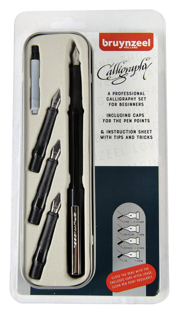 Bruynzeel - Calligrafiepen Anfänger Set 9341p08