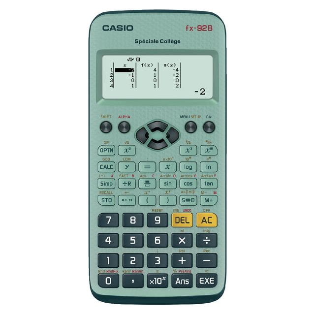 Casio - Calm Machine Casio FX -92B Special College II | 1 pièce