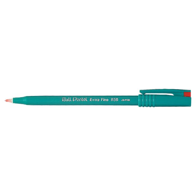 Pentel - Rollerpen  r56 0.3mm rood | 12 stuks