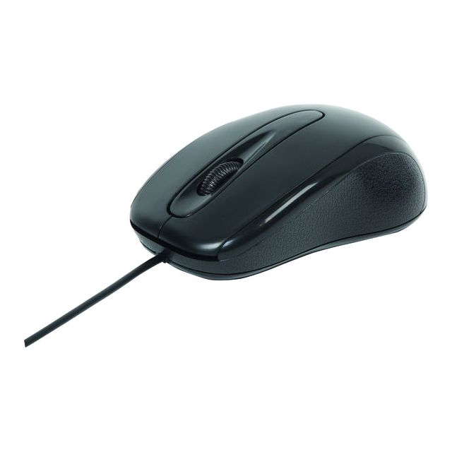 Quantore - USB optique de souris noir / argent