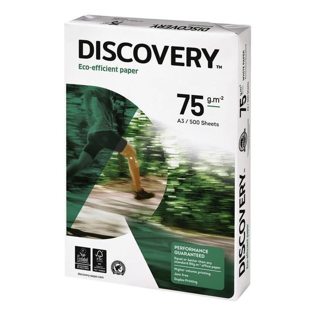 Discovery - kopieerpapier ft A3, 75 g, pak van 500 vel