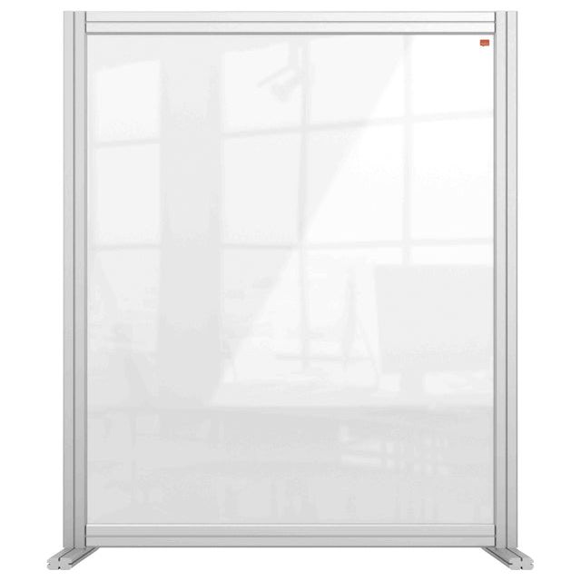 Schreibtischbildschirm Nobo modular transparent Acryl 800x1000mm