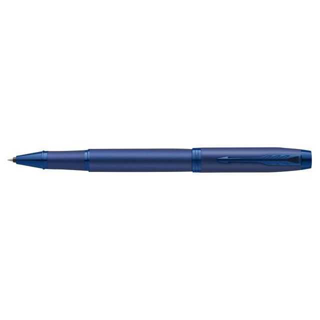 Parker - im monochrom blauen Gelroller, fein, Geschenkbox