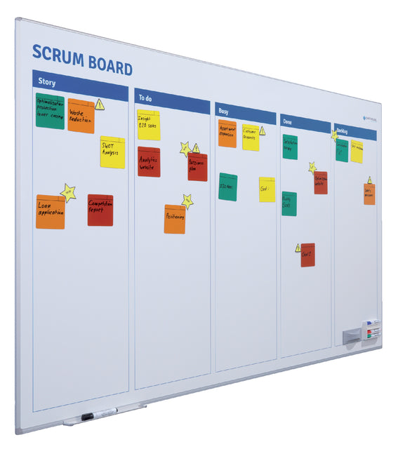 Smit Visual - Scrum bord + terkit scrum 90x120cm