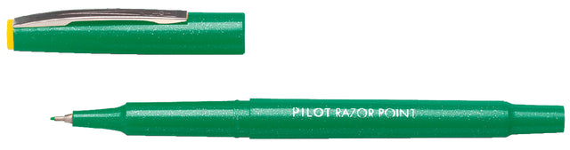 Pilot - Fineliner Pilot Razor Point SW -10 PP Green 0,4mm | 12 Stücke