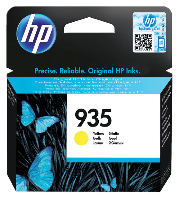 HP - inktcartridge 935, 400 pagina's, OEM C2P22AE, geel