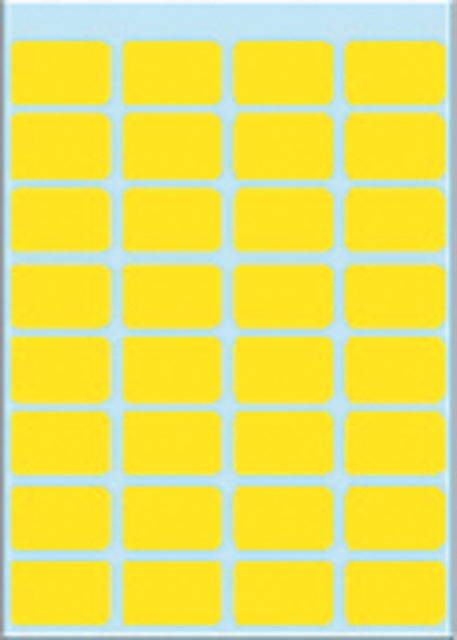 Herma - Label 3641 12x19mm jaune 160 pièces | 10 pièces