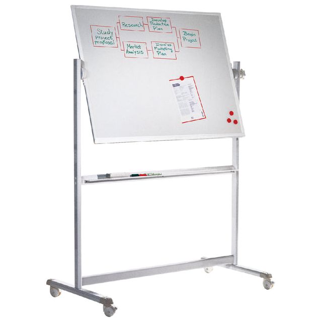 Legamaster - Whiteboard lega 100x200cm verrijdb magn emaille