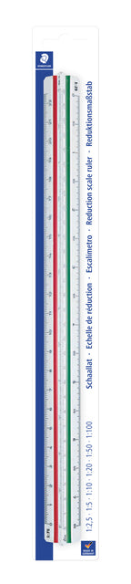 Staedtler - Linial Scale 561 Distribution de 300 mm Construction DIN