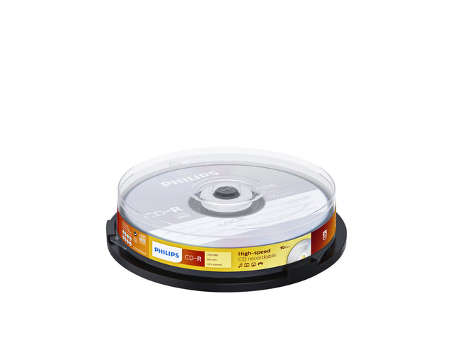 Philips - Cd-r philips 80min 700mb 52x sp (10) | 30 stuks