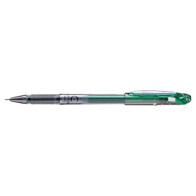 Pentel - Gelschrijver  slicci bg207 0.3mm groen | 12 stuks