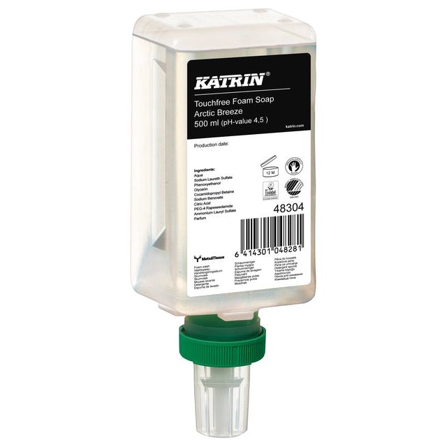 Katrin - Savon à main 48304 Breeze arctique en mousse de mousse touchée 500 ml