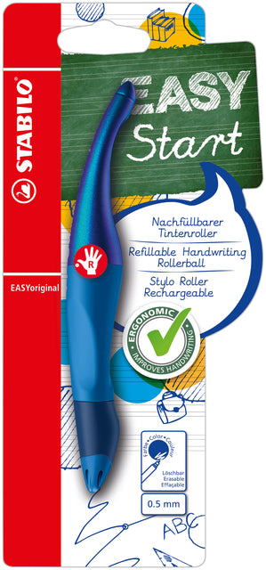 Stabilo - Rollerpen easyoriginal rechts hologr m bl