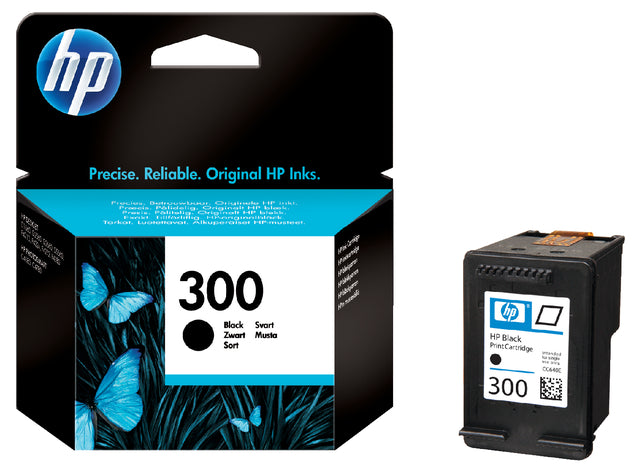 HP - Inkcartridge CC640EE 300 Schwarz