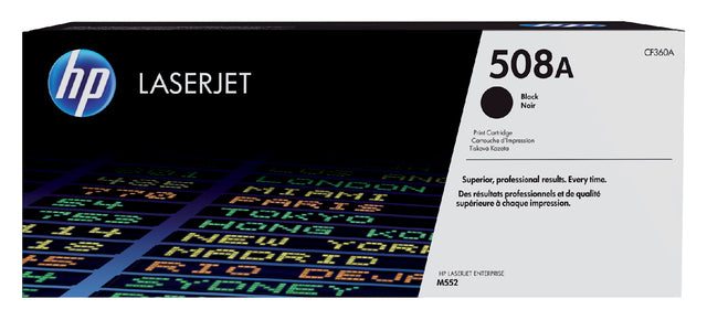 HP - toner 508A, 6 000 pagina's, OEM CF360A, zwart