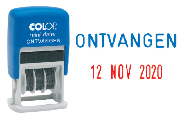 Colop - Woord-datumstempel colop s160o ontvangen