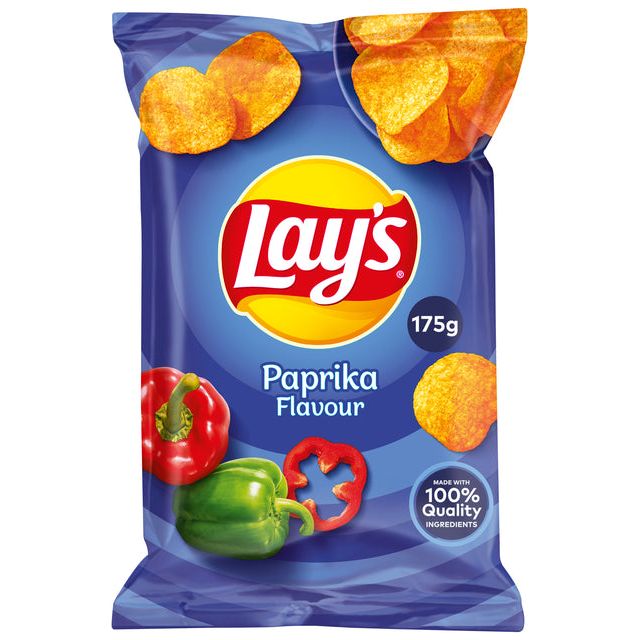 Lay's - Chips Paprika 175gr | 8 pièces