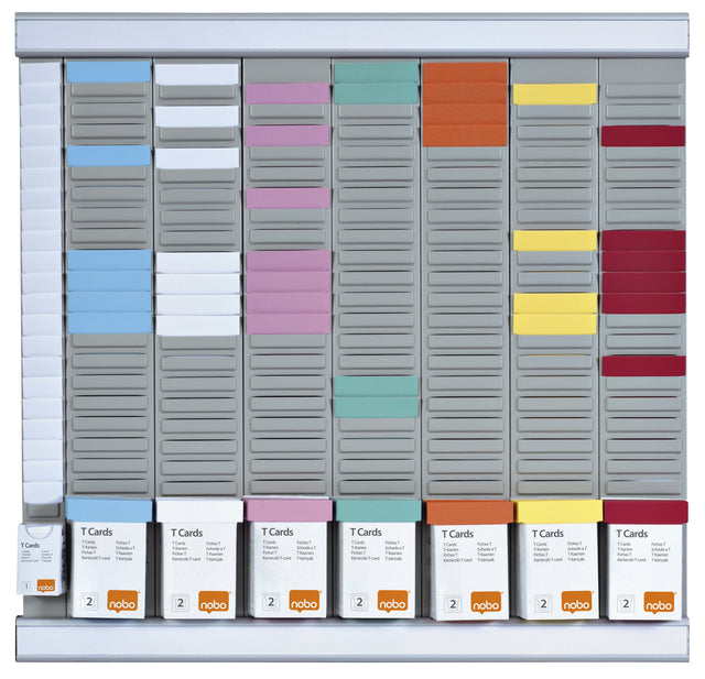 Nobo - Planbord nobo week/uur 8 panelen met 24 sleuven