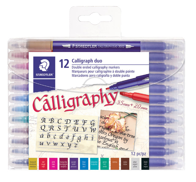 Staedtler - Calligraphie Duo Points 2.0 et 3,5 mm ASD | 5 pièces