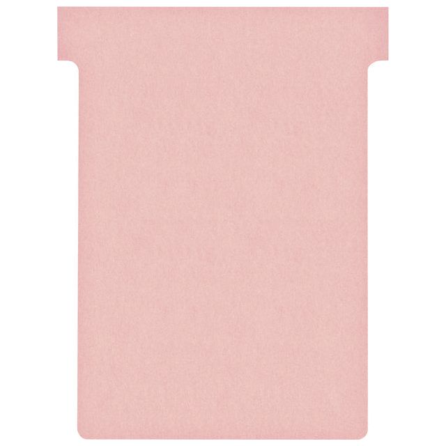 Nobo - T-planbordkaarten index 3, ft 120 x 92 mm, roze