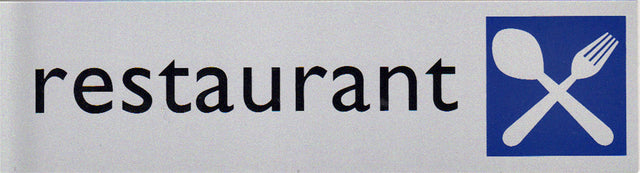 Posta - Infobord Icon Restaurant 165x44mm